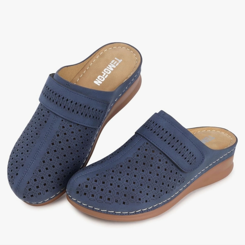 Clogs for Women Mules Shoes: Comfortable Arch Support Closed Toe…